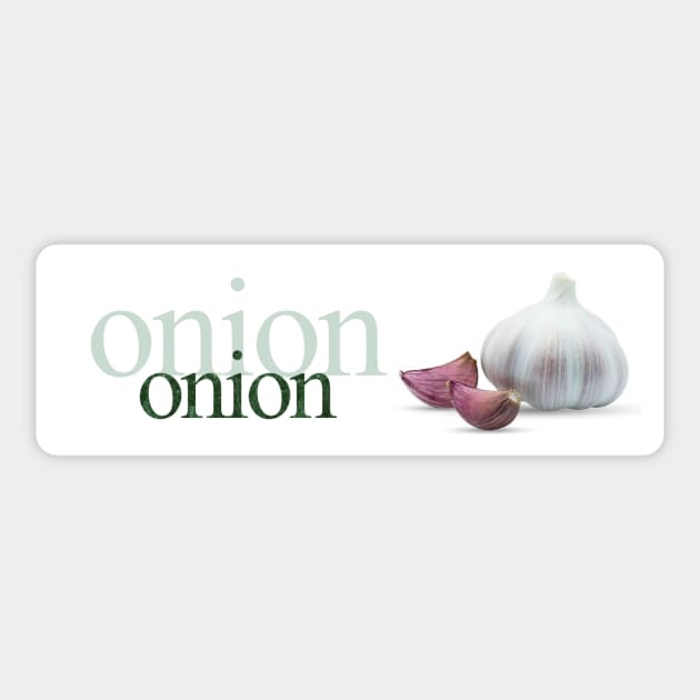 ONION Sticker by Big Tees